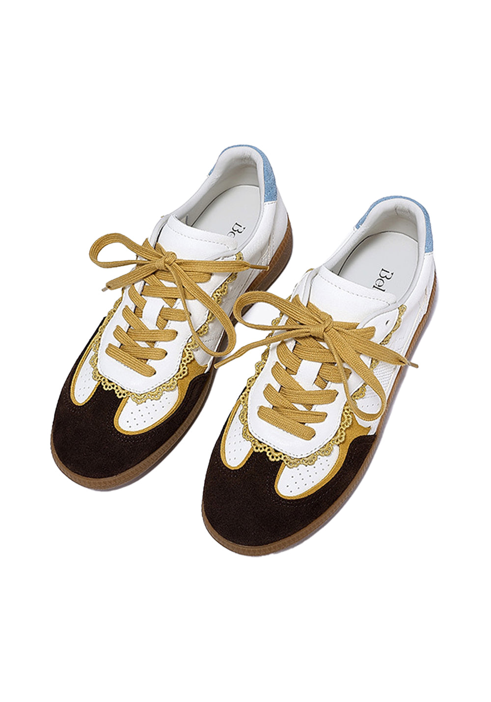 BellaLily丨Retro Colorblock Training Shoes-Yellow - PSYLOS 1, BellaLily丨Retro Colorblock Training Shoes-Yellow, Retro Trainers, BellaLily•JAPAN, PSYLOS 1